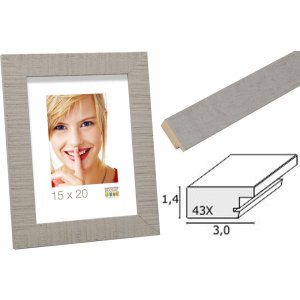 photo frame beige wood S43XF