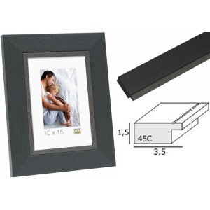 photo frame black resin S45CF