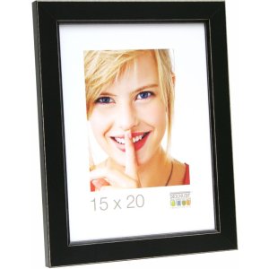 photo frame black wood S45DK