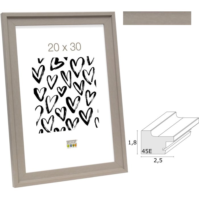 photo frame beige wood S45EF3