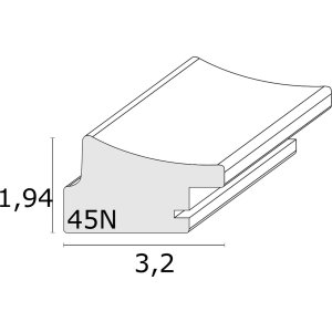 Deknudt S45ND1 plastic picture frame silver 10x15 to 40x60 cm