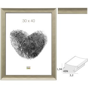 photo frame silver resin S45ND2