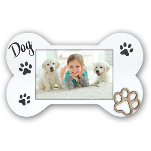 Floyd dog photo frame 10x15 cm white