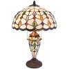 Table lamp Tiffany Clayre & Eef 5LL-5182 - Ø 40x60 cm E27- Max.2x60 W - E14 - Max.1x15W multi