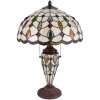 Table lamp Tiffany Clayre & Eef 5LL-5182 - Ø 40x60 cm E27- Max.2x60 W - E14 - Max.1x15W multi