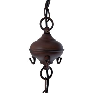 Lamp suspension Tiffany Clayre & Eef 5LL-8844 - 16x16x95 cm -  E27-60W brown