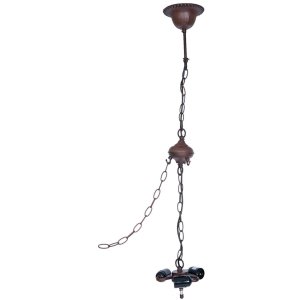 Lamp suspension Tiffany Clayre & Eef 5LL-8844 - 16x16x95 cm -  E27-60W brown