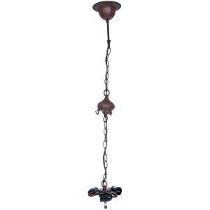 Lamp suspension Tiffany Clayre & Eef 5LL-8844 - 16x16x95 cm -  E27-60W brown