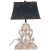 Table lamp complete Clayre & Eef 5LMP183 - 40x28x67 cm - E27-60W distressed white