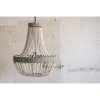 Pendant light Clayre & Eef 5LMP197 - Ø 54x72 cm gray