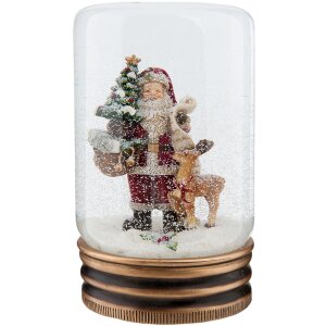 Snow globe Clayre & Eef 63789 - Ø 5x9 cm multi