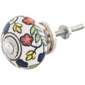 Doorknob Clayre & Eef 63940 - Ø 4x4 cm multi