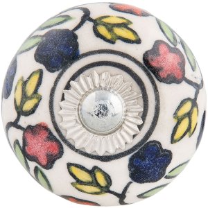 Doorknob Clayre & Eef 63940 - Ø 4x4 cm multi