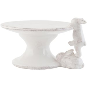 Cake stand Clayre & Eef 6CE0450 - 16x14x9 cm white