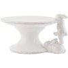 Cake stand Clayre & Eef 6CE0450 - 16x14x9 cm white