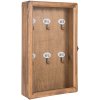 Key box Clayre & Eef 6H1570 - 24x7x38 cm brown