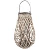 Lantern Clayre & Eef 6RO0386L - Ø 38x60 cm brown - gray