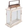 Lantern Clayre & Eef 6Y2589S - 25x12x30 cm distressed white