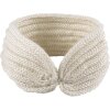 Headband knitted Clayre & Eef JZHB0087N - 22x12 cm nature