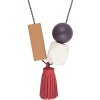 Necklace wood Clayre & Eef JZNL0104 -  brown