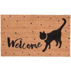 Door mat Clayre & Eef MC136 - 75x45x1 cm brown