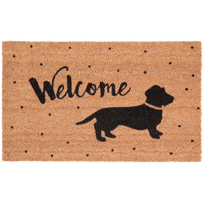 Door mat Clayre & Eef MC137 - 75x45x1 cm brown