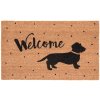 Door mat Clayre & Eef MC137 - 75x45x1 cm brown