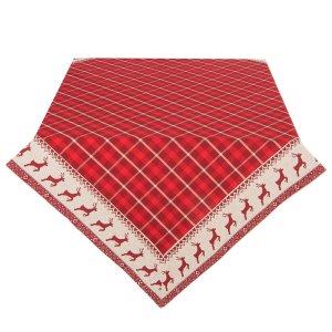 Tablecloth Clayre & Eef NOC01 - 100x100 cm red