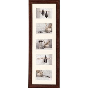 Gallery frame Home 5 photos 10x15 cm walnut