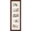 Gallery frame Home 5 photos 10x15 cm walnut