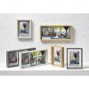 Gallery frame Rustic 3 photos 10x15 cm gray