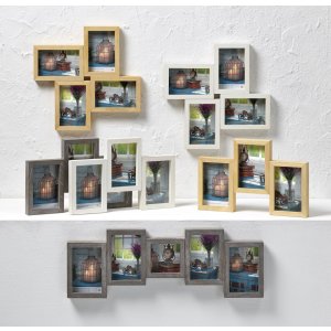 Gallery frame Rustic 3 photos 10x15 cm nature