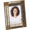 Wooden photo frame Dupla 15x20 cm cream-blue