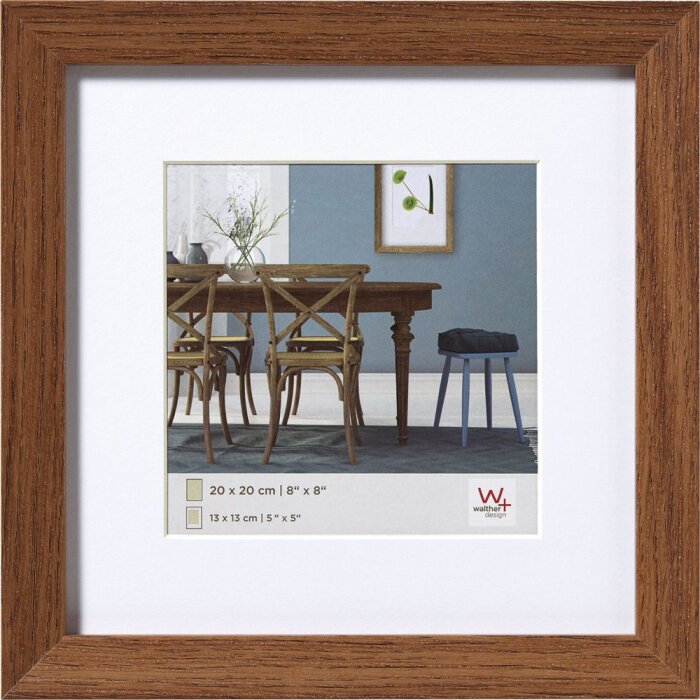 Fiorito wood frame 40x40 cm dark oak