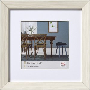 Fiorito wood frame 30x30 cm white