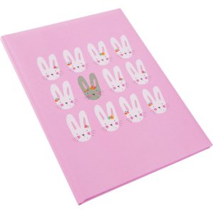 Baby diary Cute bunnies pink