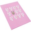 Baby diary Cute bunnies pink