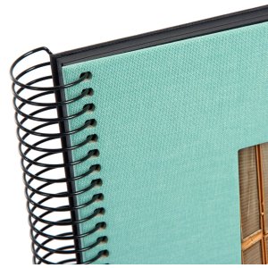 Goldbuch Spiral album Bella Vista aqua 20x20 cm 40 black sides