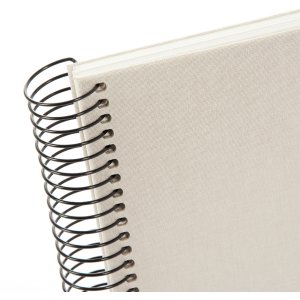 Spiral album Bella Vista sandgray 24x17 cm white sides