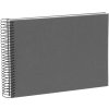 Spiral album Bella Vista gray 24x17 cm white sides