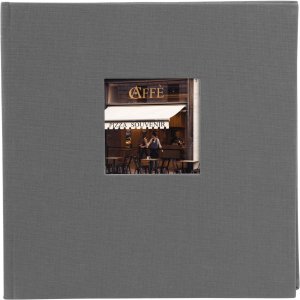 Photo album Bella Vista gray 25x25 cm