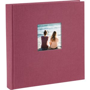 Photo album Bella Vista fuchsia 25x25 cm