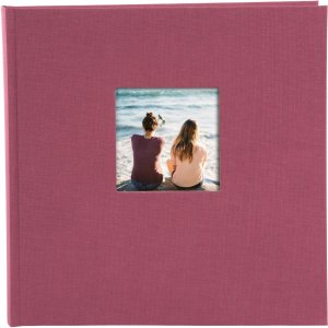 Photo album Bella Vista fuchsia 25x25 cm