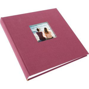 Photo album Bella Vista fuchsia 25x25 cm