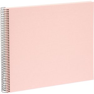 Spiral album Bella Vista rose 34x30 cm white sides