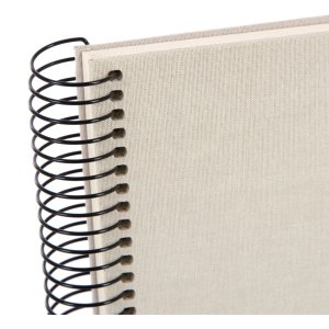 Spiral album Bella Vista sandgray 34x30 cm white sides