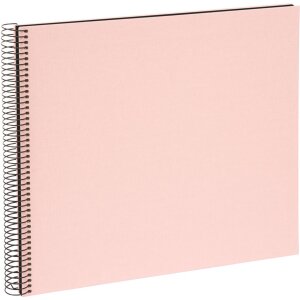 Spiral album Bella Vista rose 35x30 cm black sides