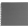 Spiral album Bella Vista gray 35x30 cm black sides