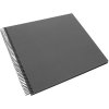 Spiral album Bella Vista gray 35x30 cm black sides