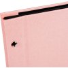 screw bound album Bella Vista rosé 30x25 cm black sides